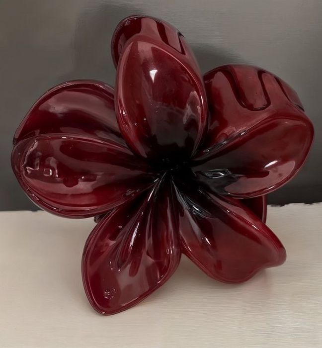 Крабик цветок для волос