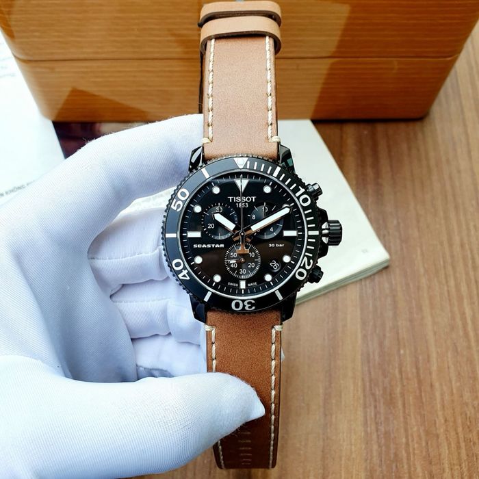 Оригинальные Tissot Seastar 1000 новые часы с хронографом Швейцария