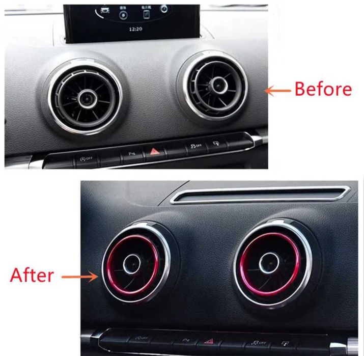 Рингове за духалките на парното и климатика за Audi A3 S3 8V Ауди