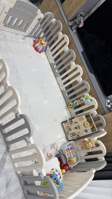 Сгъваема бебешка ограда ecoplay Арена