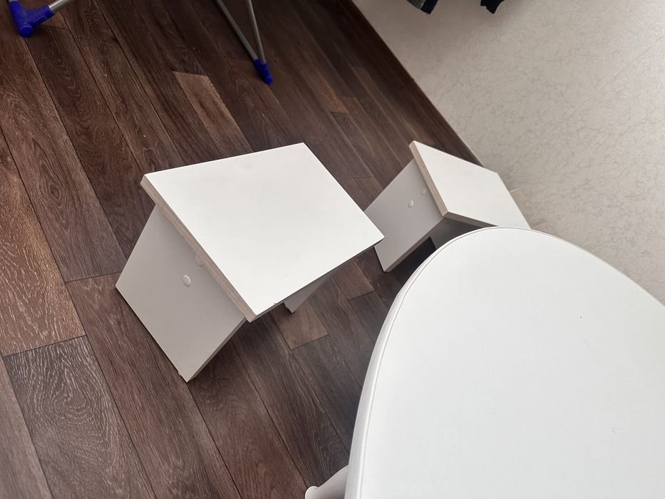 Круглый казахский стол + 4 стульчика