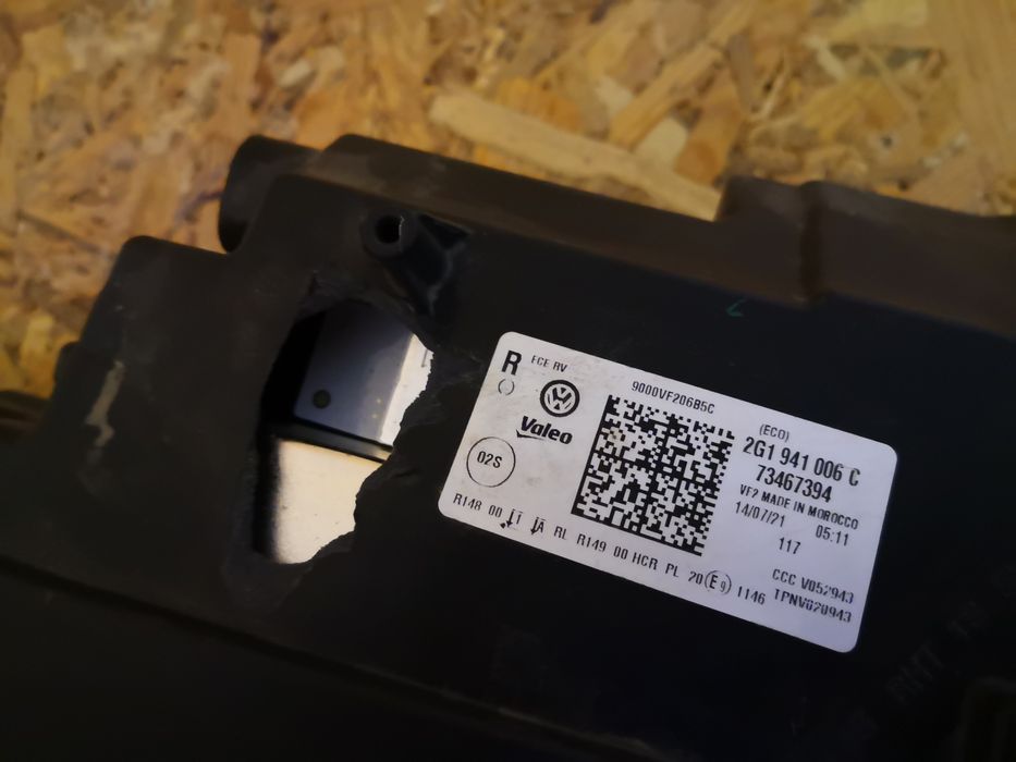 Десен фар  LED за Фолксваген Поло 6 2021 г Volkswagen Polo