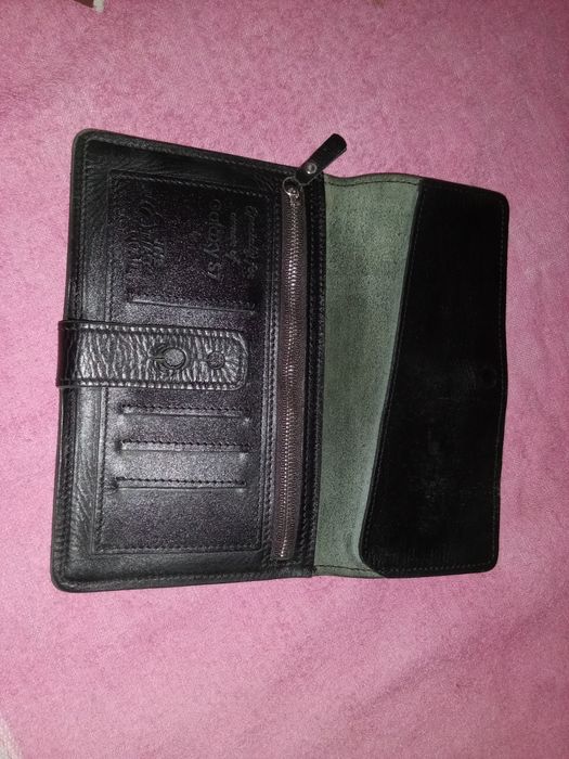 Портмоне кошелёк клатч натуральная кожа