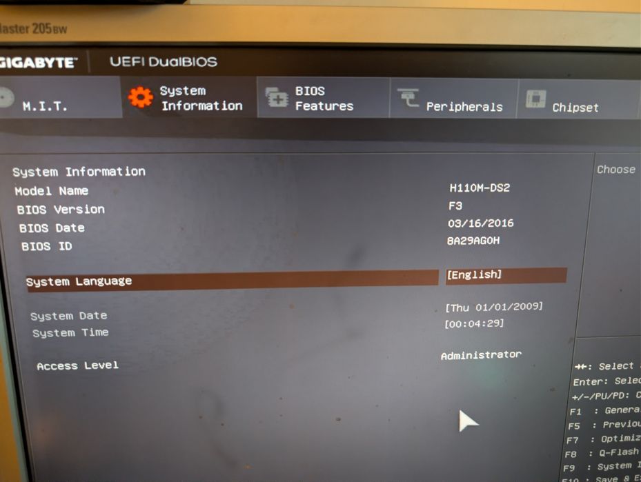 Kit Gigabyte GA-H110M-DS2 DDR4 + Cpu G3900