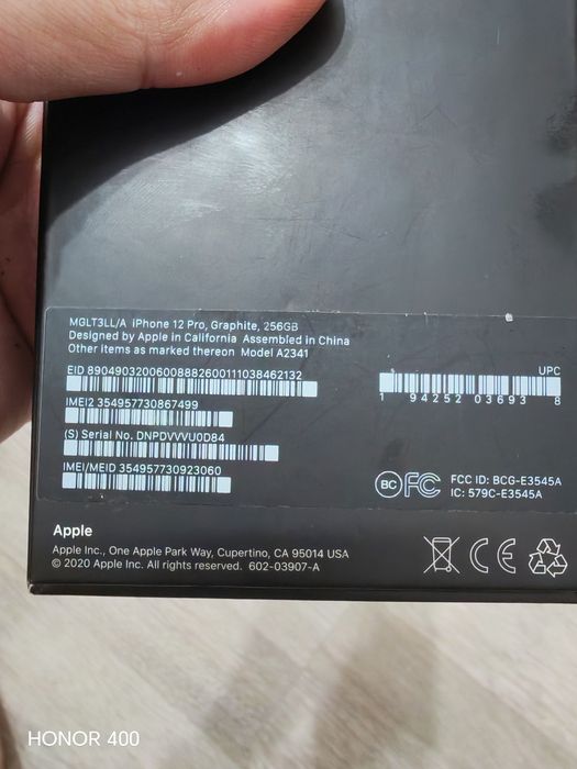 Iphone 12 pro 256gb