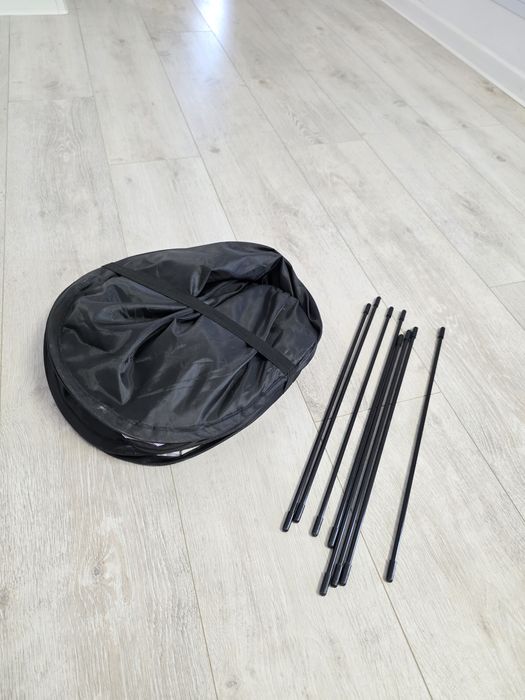 Țarc pliabil pentru căței / pisici, folosit foarte puțin – ca nou