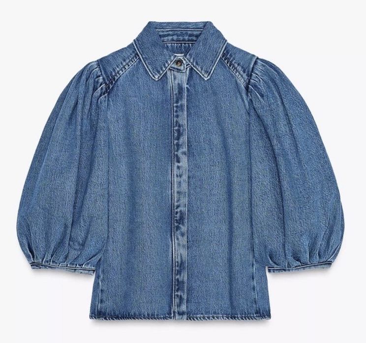 Дънкова Риза Zara XS