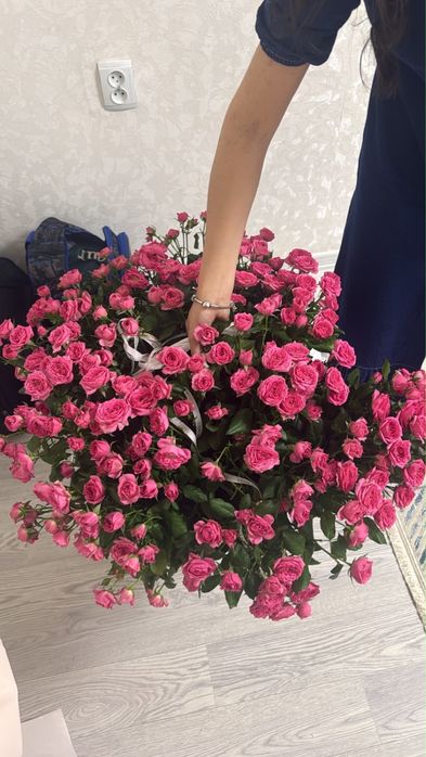 цветы, кустовая роза