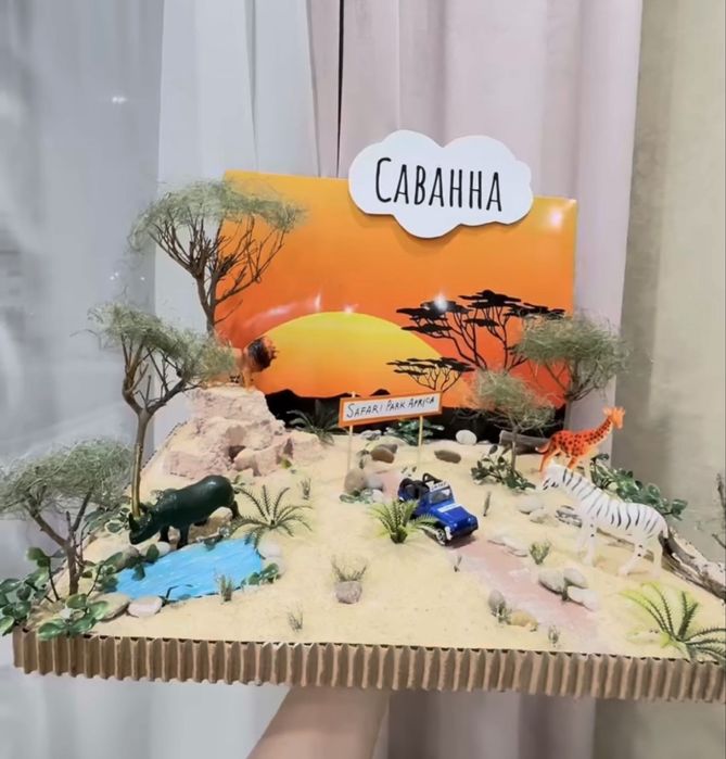 Макет для  садика ,школы ,университета