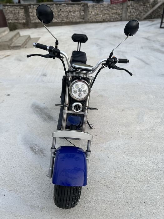 Scuter electric, schimb cu cross