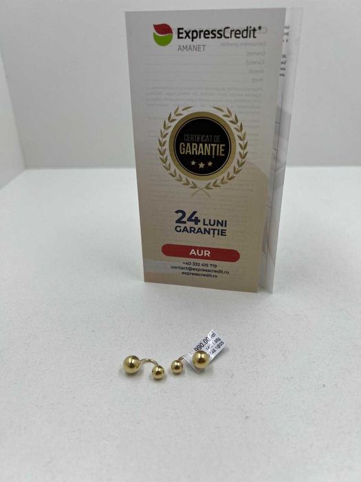 Cercei Aur 14K 1.98g (Ag25 Belvedere B.42446) Garantie 2 ani!