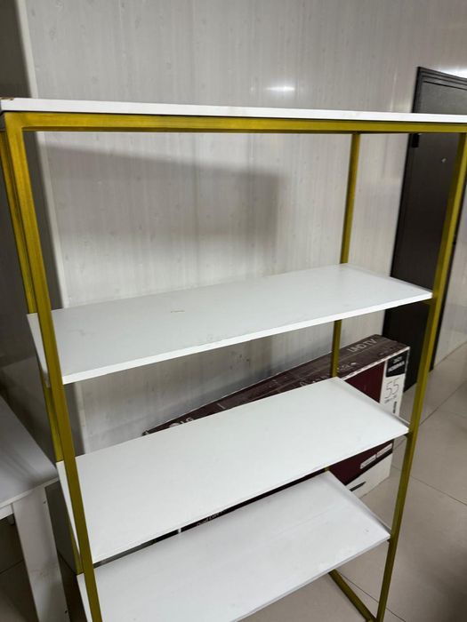 Белый шкаф стеллаж