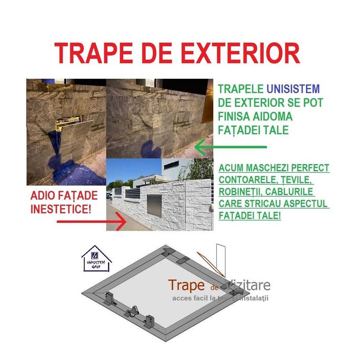 Vând trape/clapete/uși/guri de vizitare/revizie/acces orice dimensiuni