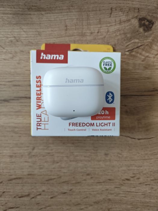 Безжични слушалки Hama - Freedom Light II, TWS, бели