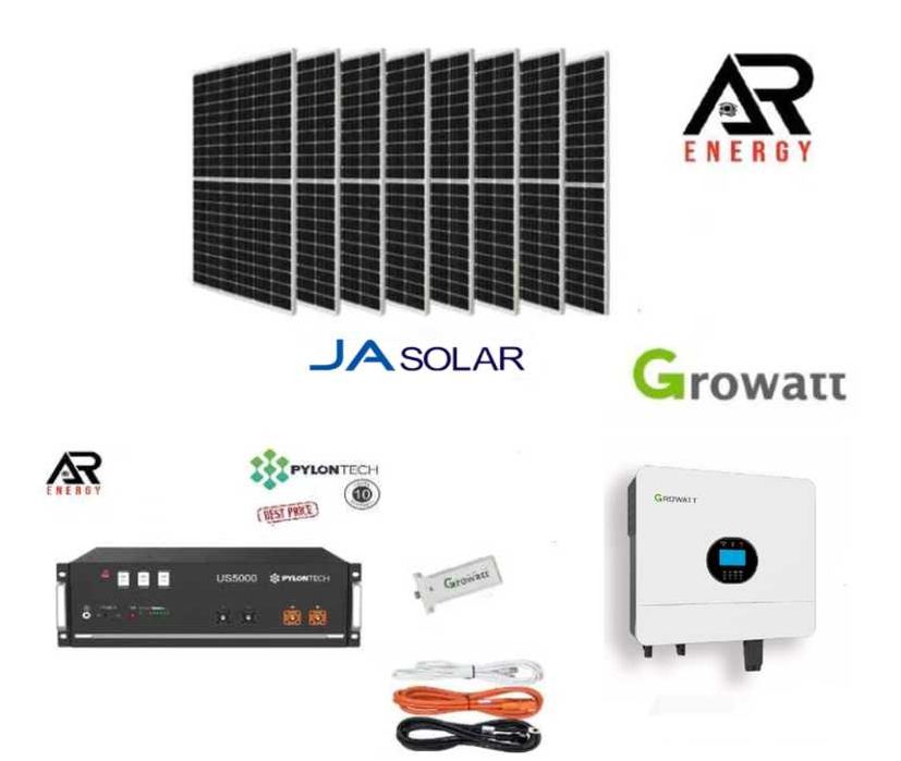 Sistem fotovoltaic 6kW Off-Grid cu Baterii PYLONTECH