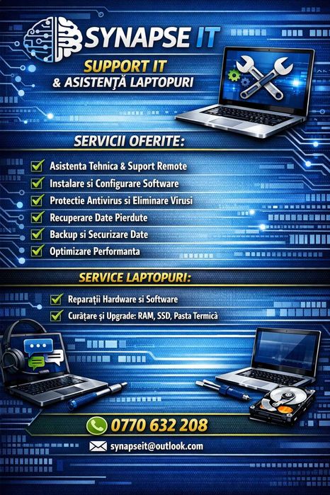 Servicii IT Profesionale – Laptop & PC