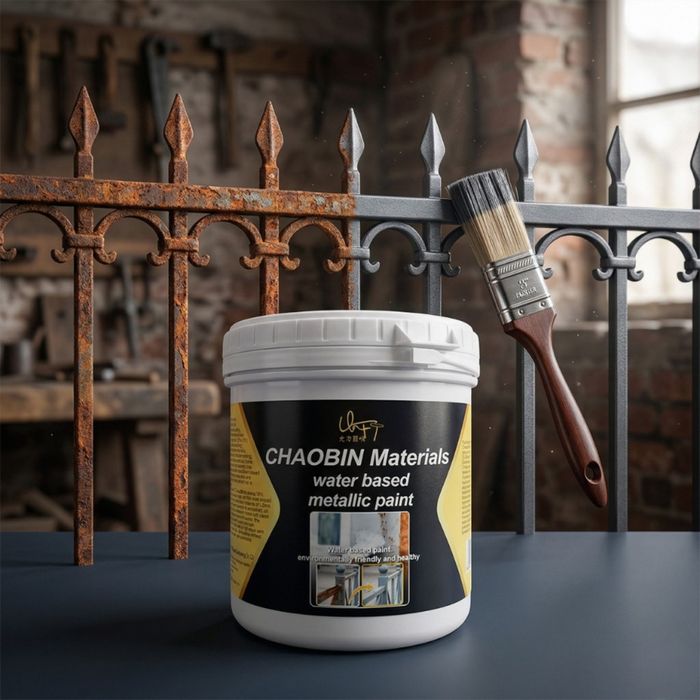 Водоустойчива метална боя за бързо премахване на ръжда - кремообразна