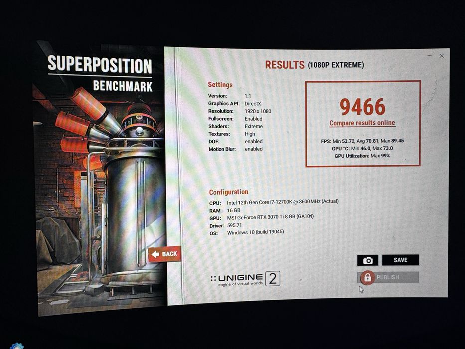 MSI 3070 ti gaming x trio