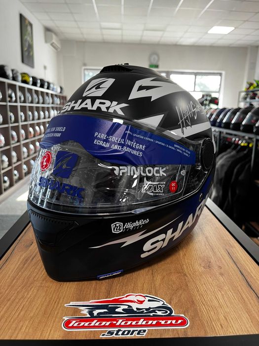 Мото каска SHARK SPARTAN 1.2 A.Parasoll WSBK Replica,L 59-60 см. очила
