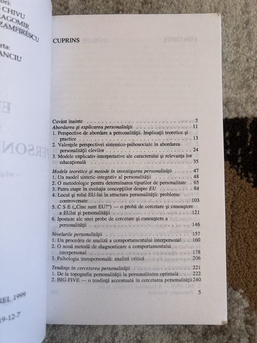 Carte Eul și personalitatea - Mielu Zlate (Editura Trei, Ediția a II-a) / Psihologie