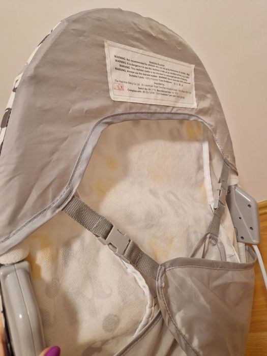 Balansoar copil din material textil, imprimeu elefant