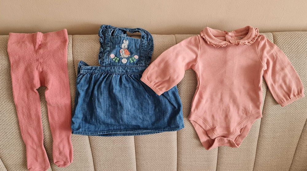 Детски комплект Зайчето Питър M&S  0-3