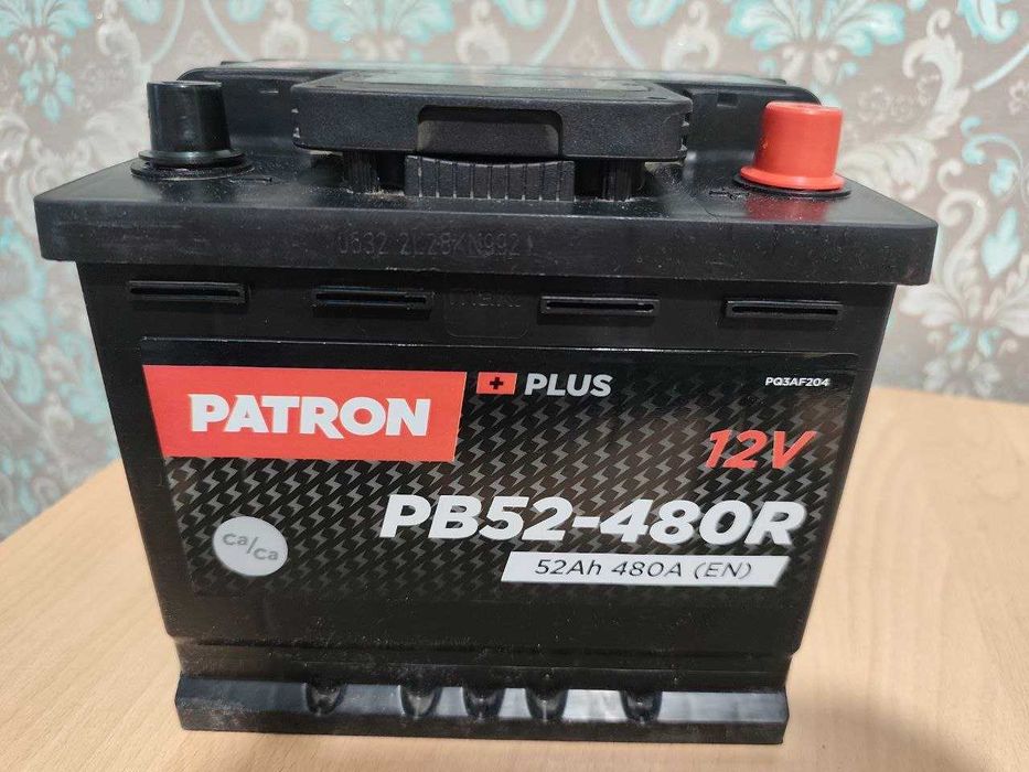 Аккумулятор автомобильный 52A Patron