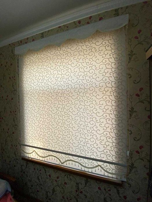 Ролл шторы день ночь жалюзи Шымкент