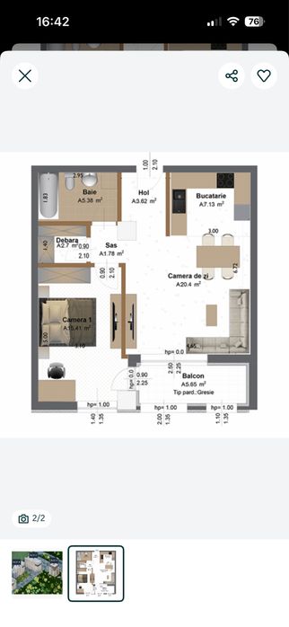 Inchiriez apartament 2 camere - Concept 9, Targu mures (Shopping City)