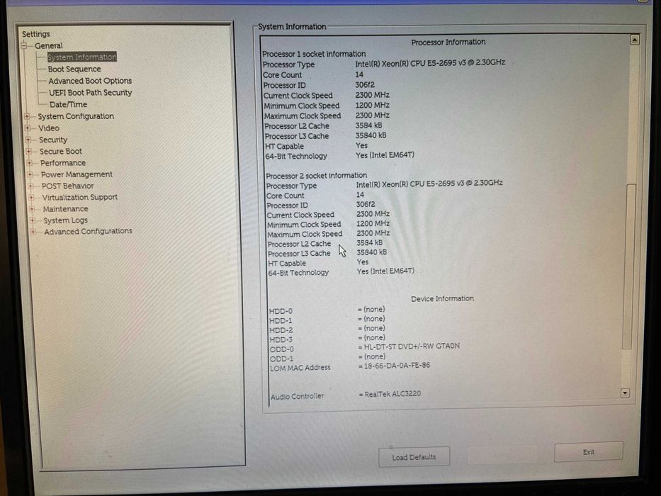 Dell T7810 2x E5-2680 v4, 32GB DDR4, AMD W2100, 7810 работна станция