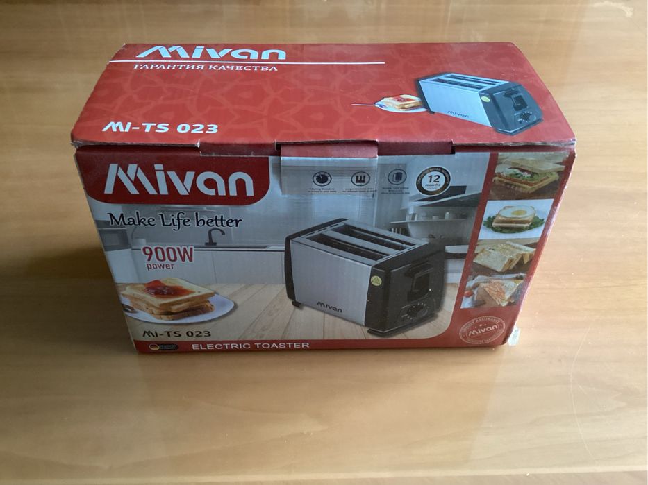 Тостерница Mivan, новая.