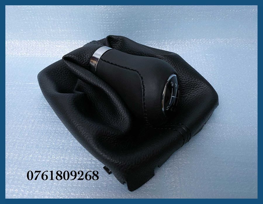 Manson + nuca schimbator piele Audi A4 B8 / A5 / A6 4F Q5 cu 6 trepte