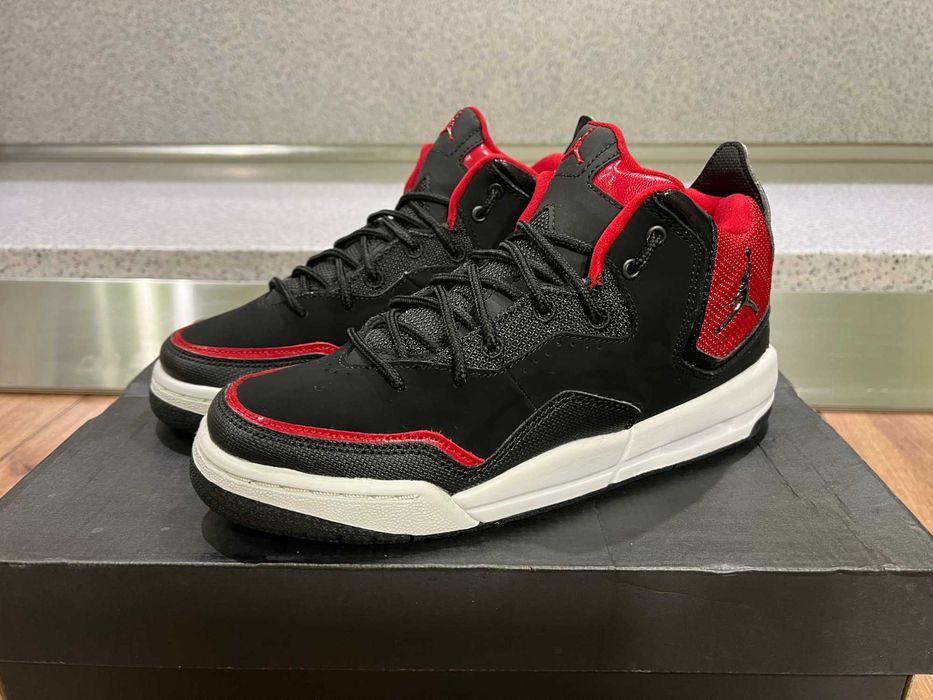 ОРИГИНАЛНИ *** Nike Air Jordan Courtside 23 Leather / Black Red