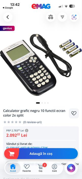 REDUCERE 20% – ACUM 680 LEI / TOATE 3 calculatoare Texas Instruments – TI-84 Plus, TI-83, TI-30XS MultiView