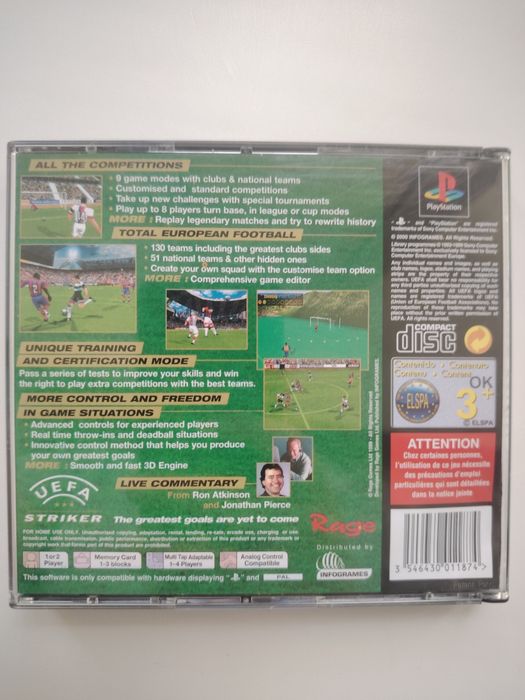 UEFA Striker PS1