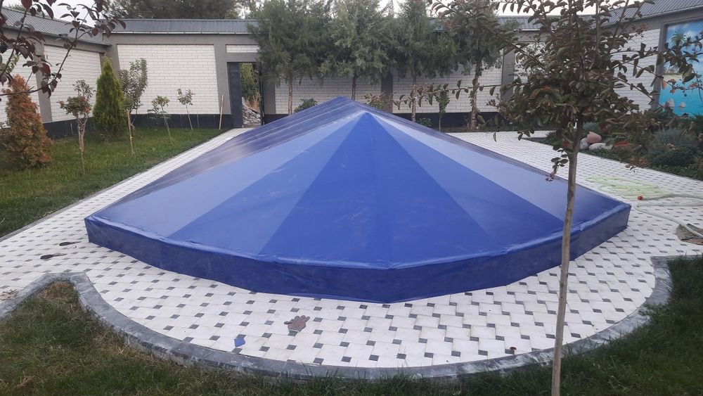 Банер ва тент установка бассейн