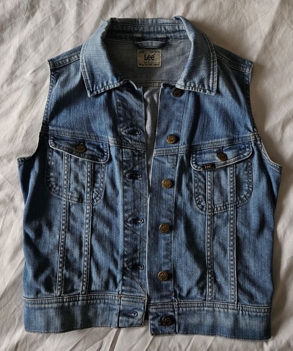 Vesta superba denim LEE, marime S, stare f buna