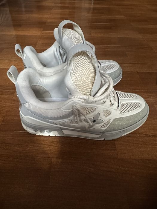 LV skate alb cu gri