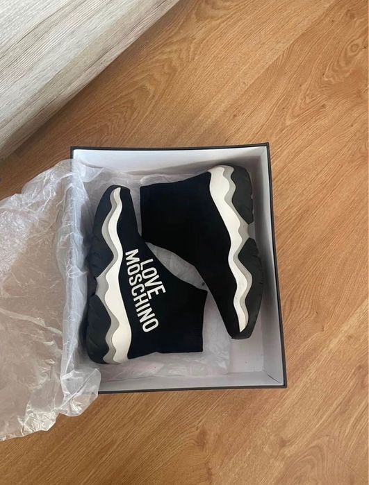 Обувки чорап Moschino