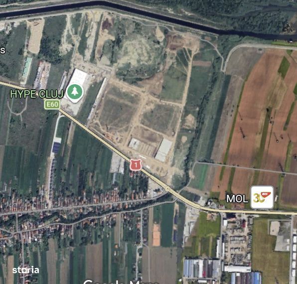 Teren industrial - comercial, zona Mall Urbano, Luna de Sus - Floresti