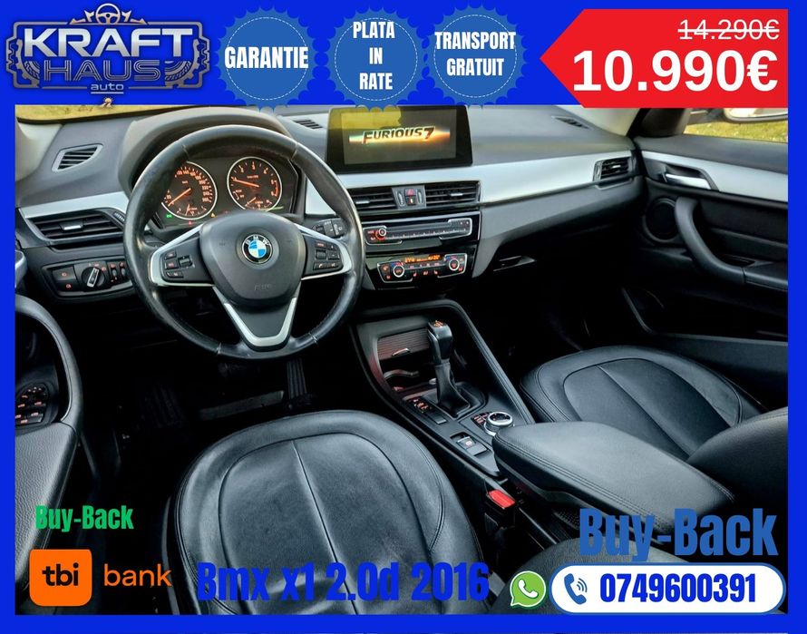 Bmw x1 2016 2.0d automat rate tbi
