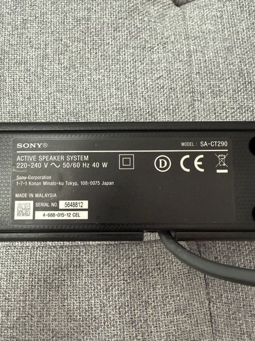 Soundbar Sony SA-CT290 100w