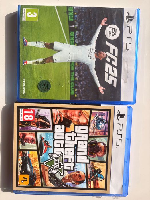 PlayStation 5 Slim отличен + ФИФА и GTA