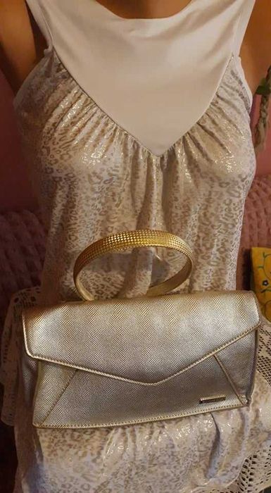 Лот в златисто- Портмоне/Victorias Secret/Диадема/Рокля