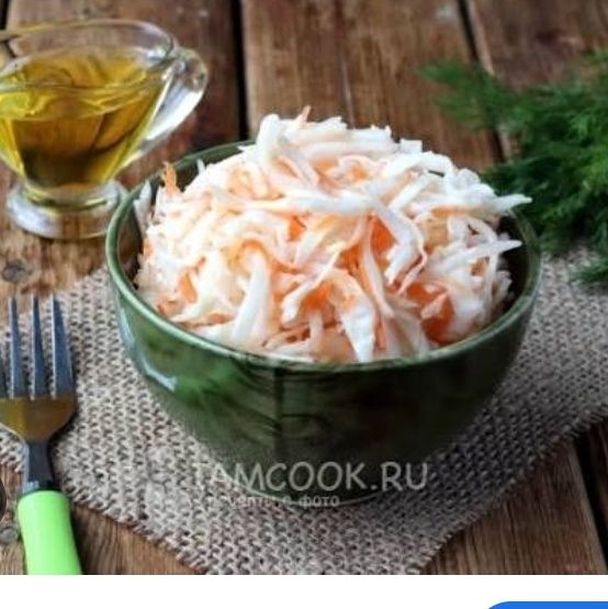 Квашеная капуста, домашняя.