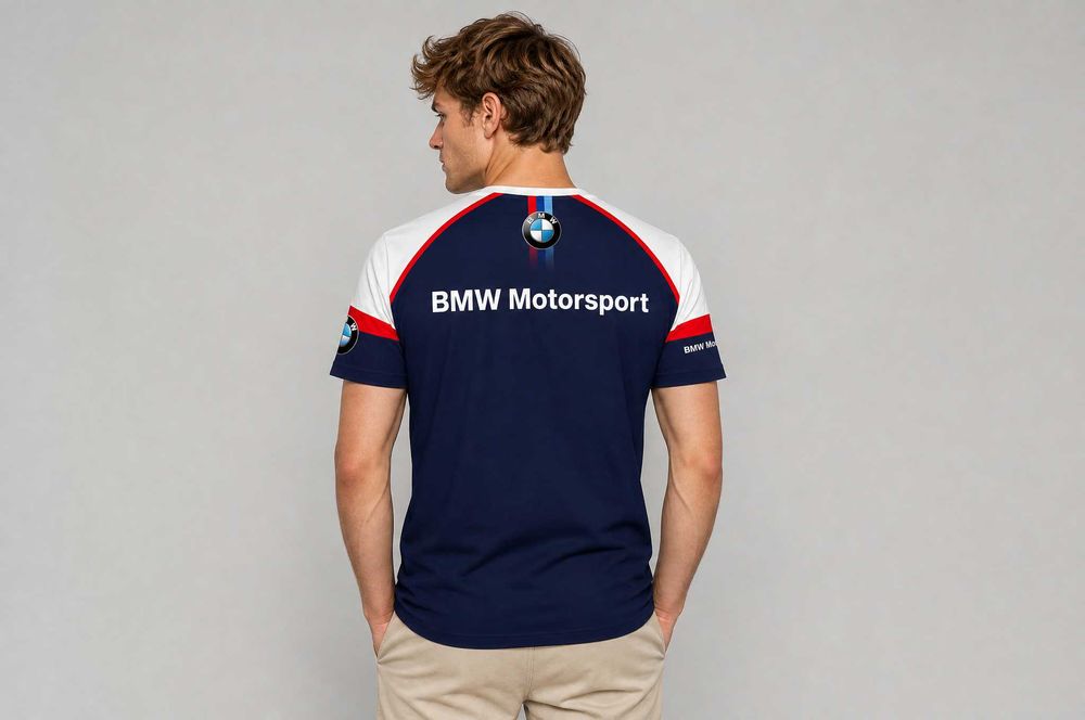 Тениска BMW Motorsport M Power 3D / Мъжка тениска цял принт – S до 5XL