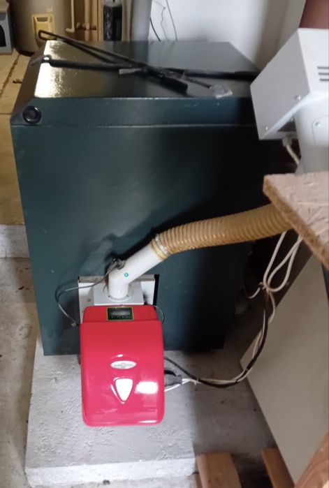 Котел на пелети 25 kv+  буфер и две помпи