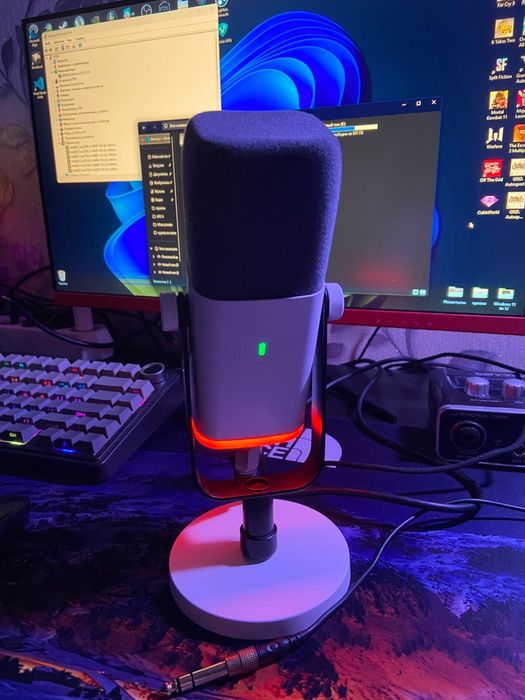 Микрофон + звуковая карта