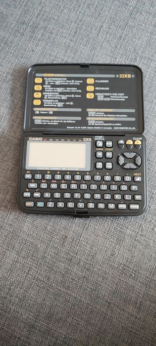 Ретро електронен бележник Casio Digital Diary SF-4300B (32KB) – Винтидж органайзер
