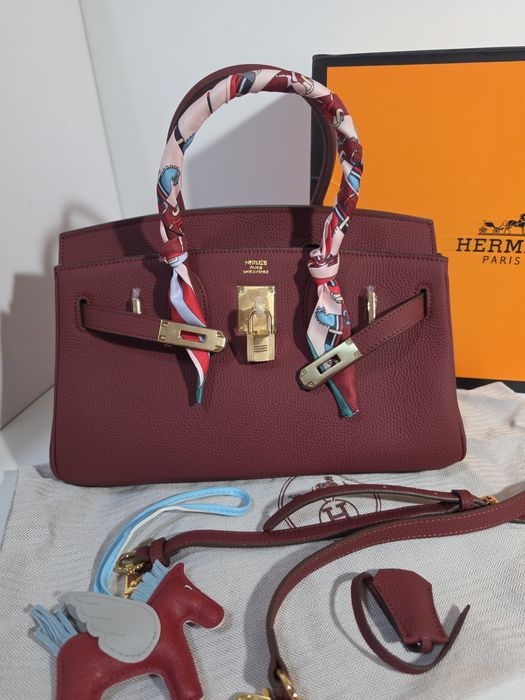 Налична чанта Hermes Birkin Rouge H